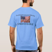 T-Shirt (petit logo avant avec bannière arrière) (Dos)