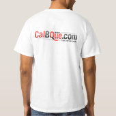 T-shirt Petit logo de CalBQue (Dos)