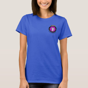 T-shirt Petit logo officiel de la femme Chemise bleue