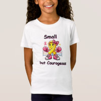 "Petit mais courageux : Tee de ruban jaune" T-shir