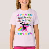 T-SHIRT PETIT MAIS FIERCE RAINBOW GYMNASTICS DESIGN (Devant)