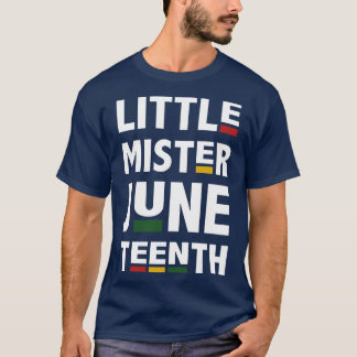 T-shirt Petit monsieur junetten célébrant l'histo africain