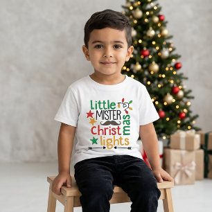 T-shirt Petit Monsieur Lumières de Noël