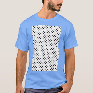 T-SHIRT PETIT MOTIF GÉOMÉTRIQUE POLKADOT DES ANNÉES 1980 B