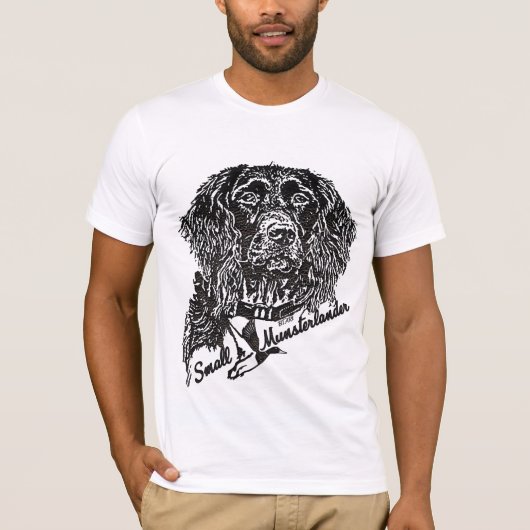 T-shirt Petit Munsterlander (logo) (Devant)