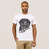 T-shirt Petit Munsterlander (logo) (Devant entier)