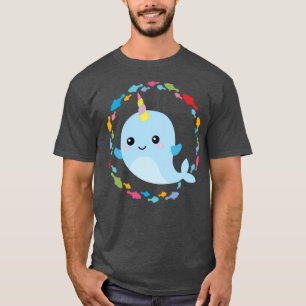 T-shirt Petit narval licorne