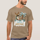 T-shirt Petit Noël tropical (Devant)