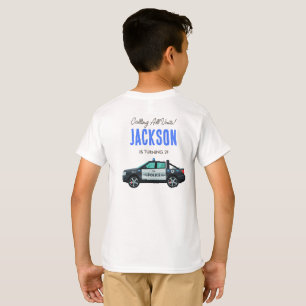 T-shirt Petit Officier Anniversaire Police Personnalisé