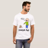 T-shirt Petit pain de synonyme (Devant entier)