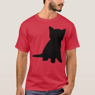 T-shirt Petit Papier T Kitty noir