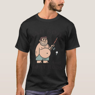 T-shirt Petit pêcheur avec nénuphars dans la nature