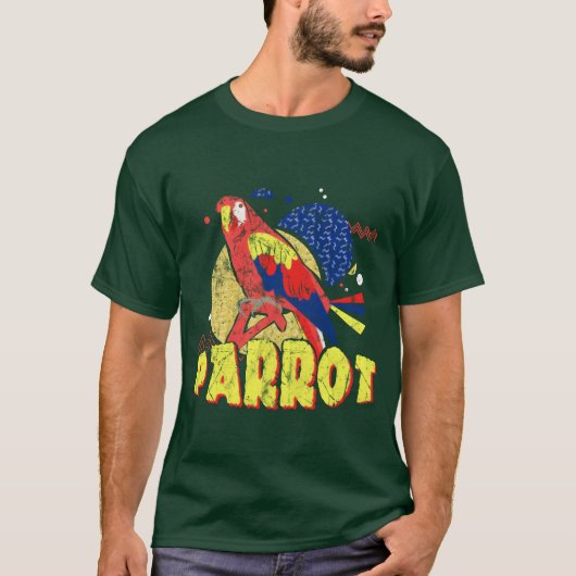 T-shirt Petit perroquet (Devant)
