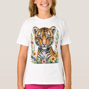 T-shirt Petit petit tigre mignon