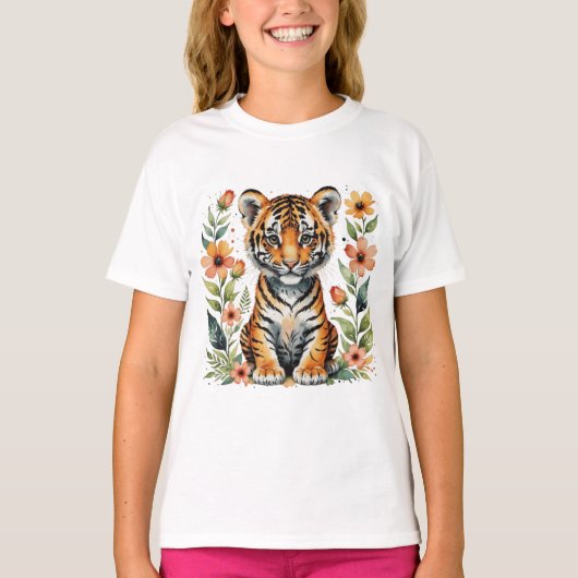 T-shirt Petit petit tigreau (Devant)