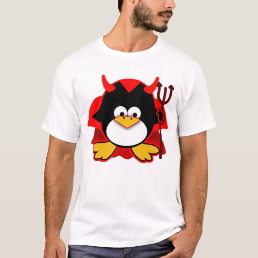 T-shirt Petit pingouin de diable (Devant)