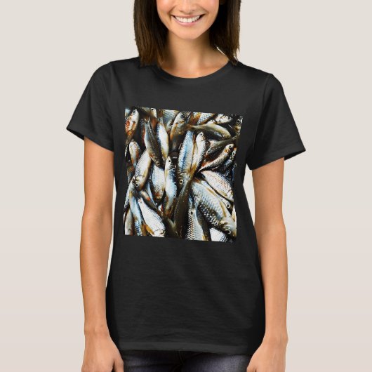 T-shirt Petit poisson blanc (Devant)