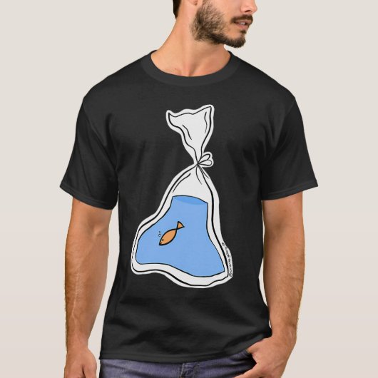 T-shirt Petit poisson doré (Devant)