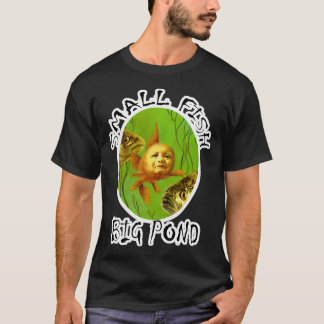 T-shirt Petit Poisson Gros Bassin Bébé Poisson Rouge Desig