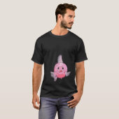 T-shirt Petit Poisson Rose Ridicule (Devant entier)