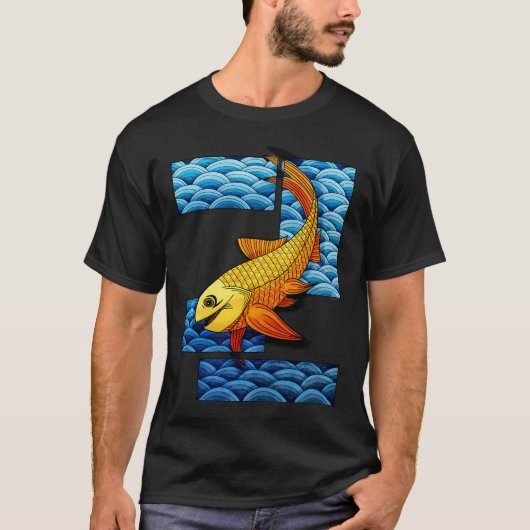 T-shirt Petit Poisson Rouge (Devant)