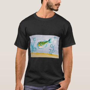 T-shirt Petit Poisson-Tétraèdre en Forme de 8