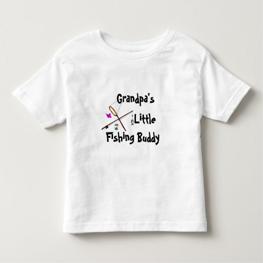 T-shirt petit pote de pêche de papy (Devant)