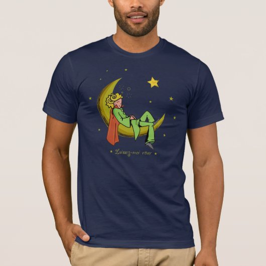 T-shirt petit prince, conte, féerique, fantastique, (Devant)