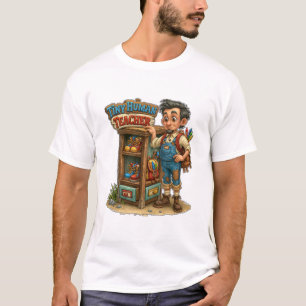 T-shirt Petit professeur humain drôle éducateur graphique