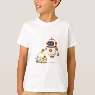 T-shirt Petit robot jardinier