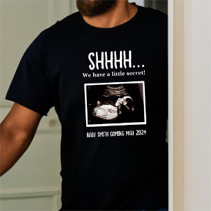 T-shirt Petit Secret Ultrasound Faire-part de grossesse