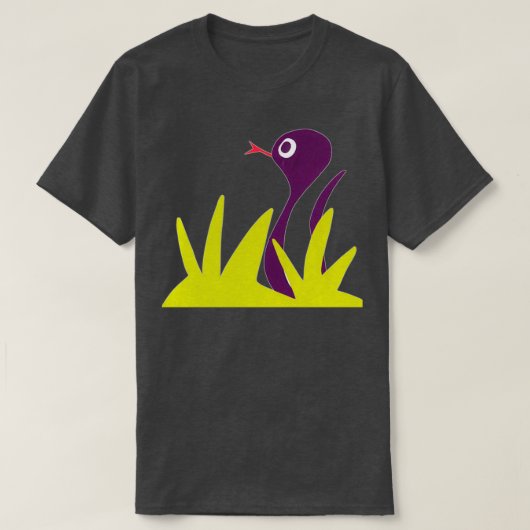 T-shirt Petit Serpent pourpre (Design devant)