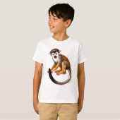 T-shirt Petit singe (Devant entier)