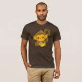 T-shirt Petit singe mignon (Devant entier)