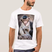 T-shirt Petit Singe mignon - Conception joueuse et adorabl (Devant)