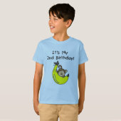 T-shirt Petit singe sur Banana 2e anniversaire (Devant entier)