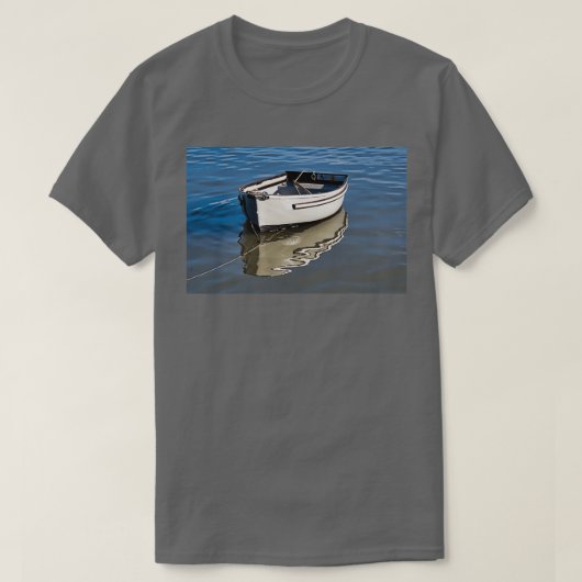 T-shirt Petit Skiff gris pâle (Design devant)