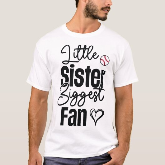 T-shirt Petit-Soeur-Plus Grand-Fan-Svg (Devant)