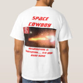 T-shirt Petit système orbital satellite de lancement de (Dos)
