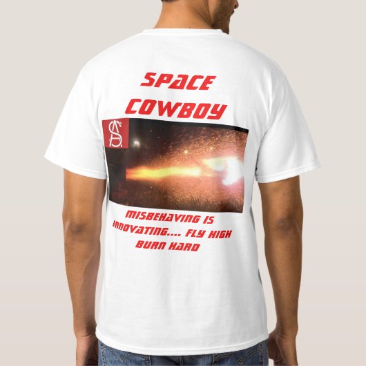 T-shirt Petit système orbital satellite de lancement de (Dos)
