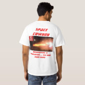 T-shirt Petit système orbital satellite de lancement de (Dos entier)