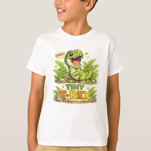 T-shirt Petit T-Rex (Devant)