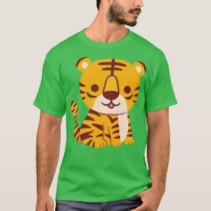 T-shirt Petit Tigre Assis