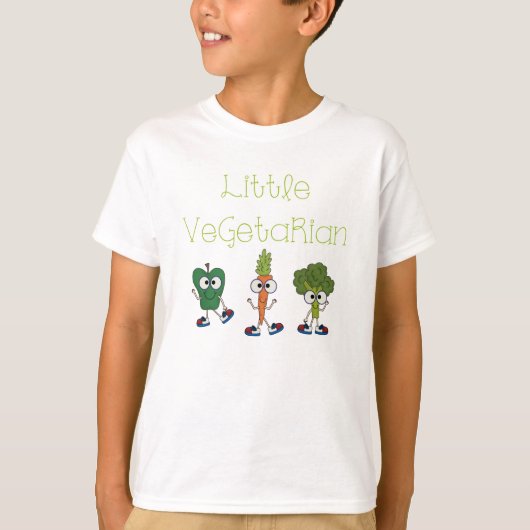 T-shirt Petit végétarien (Devant)