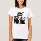 T-shirt Petit Viking du papa pour le bébé de fils (Devant)