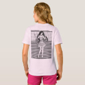 T-shirt petite amie (Dos entier)