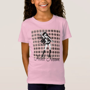T-Shirt petite amie danseuse rose