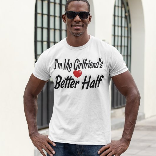 T-shirt Petite amie drôle citation texte noir