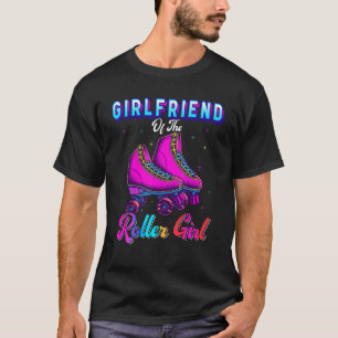 T-shirt Petite Amie Du Roller Girl Roller Skating Birth