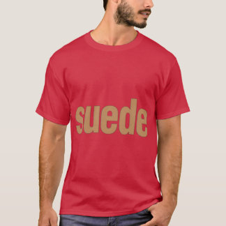 T-shirt Petite amie en daim